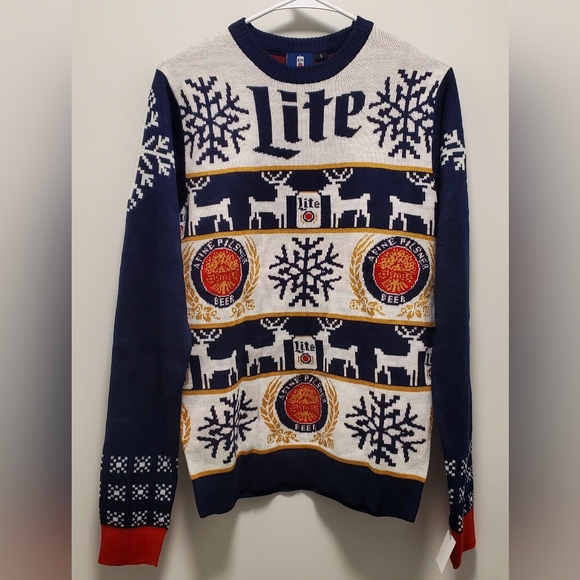 Miller Lite Sweaters Miller Lite Ugly Sweater Poshmark
